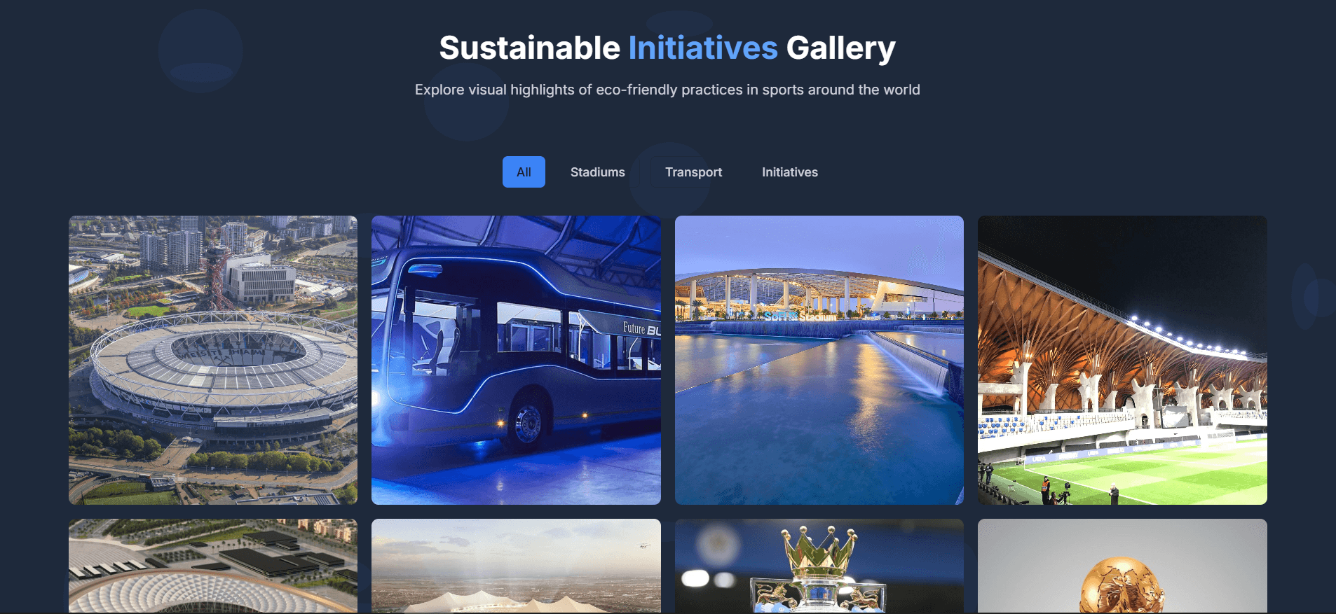 SportEcolytics Web Dashboard