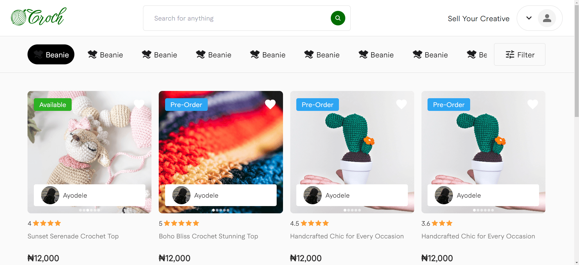 Croch - Ecommerce Markerplace