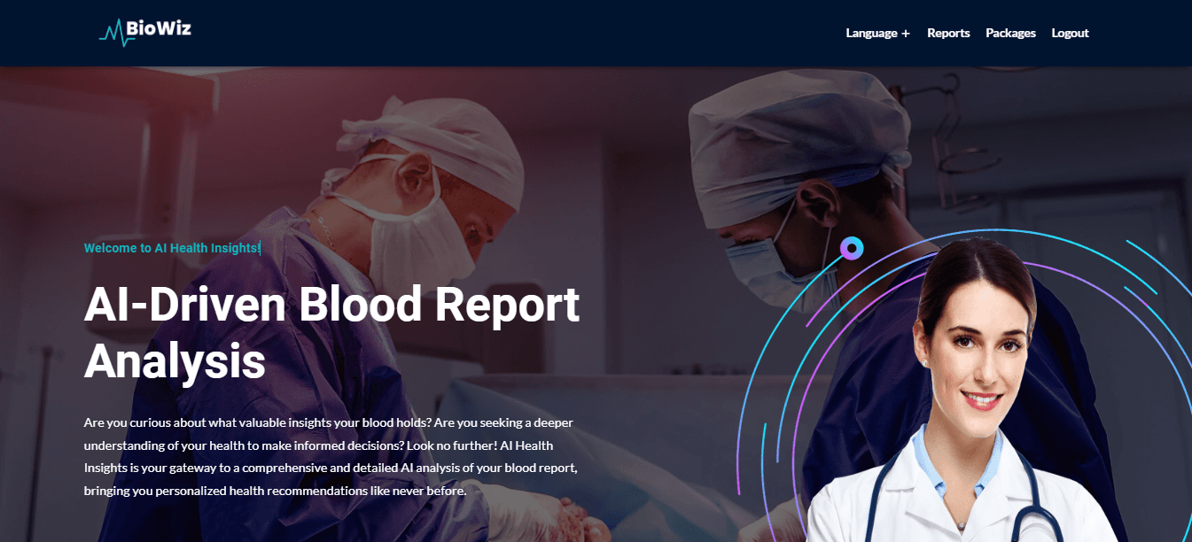 BioWize - an AI-blood based report analyzer